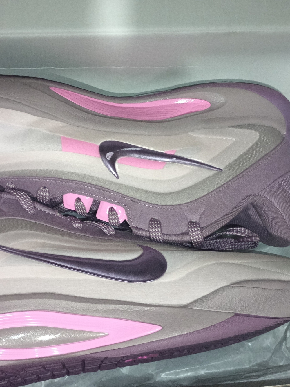 Nike Aja Wilson A'ONE Violet Dust/Pink Spell Athletic Sneakers SizeW 15.5/Men 14